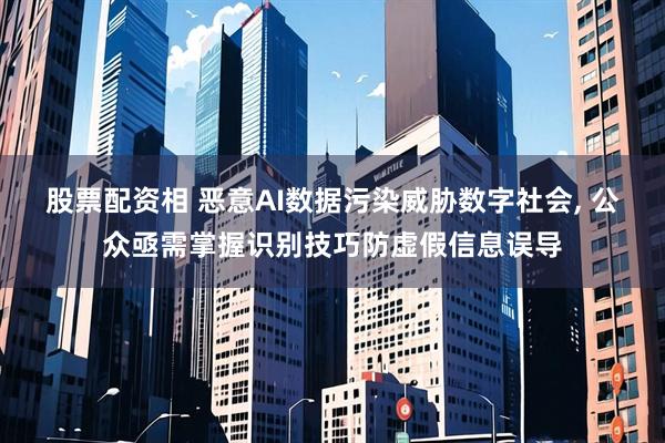 股票配资相 恶意AI数据污染威胁数字社会, 公众亟需掌握识别技巧防虚假信息误导
